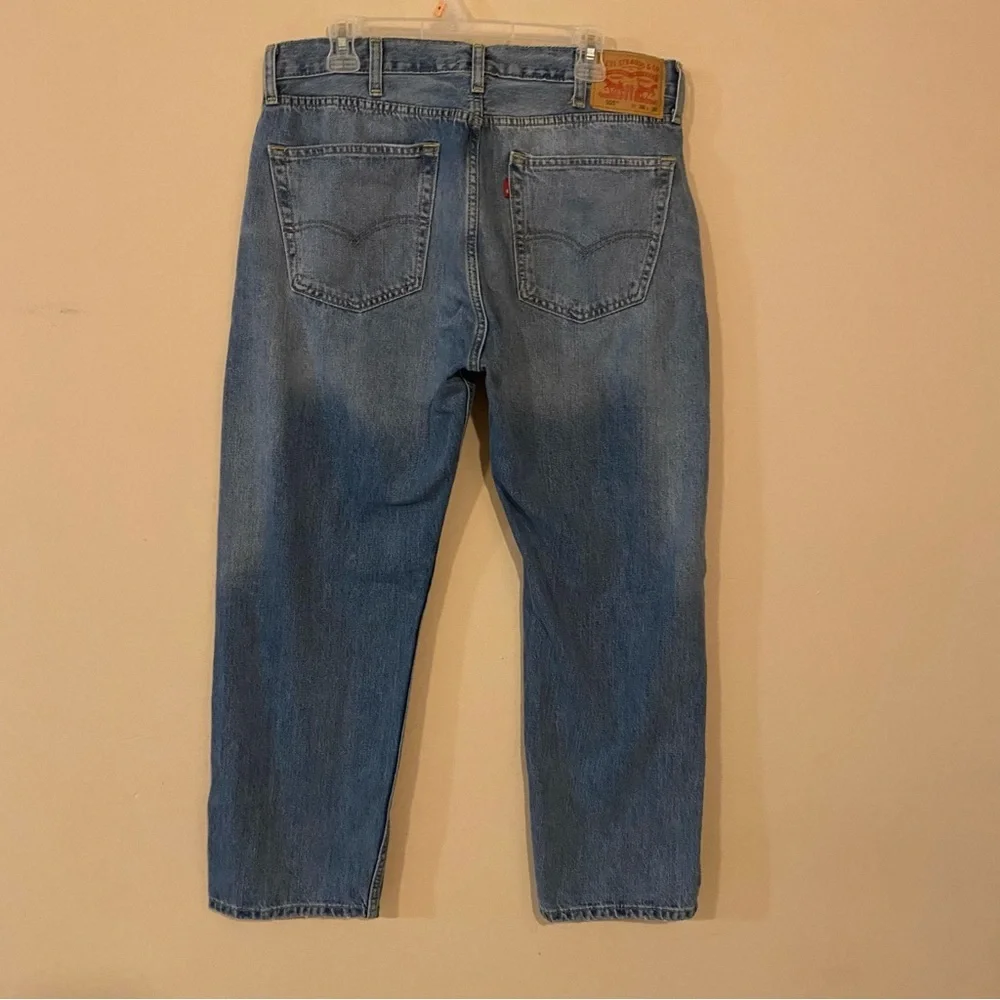 Levi's 505 Regular Fit Blue Jeans Men's W38 L30 Straight Leg‎ Cotton Denim